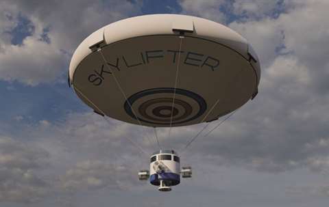 SkyLifter solar electric air crane 