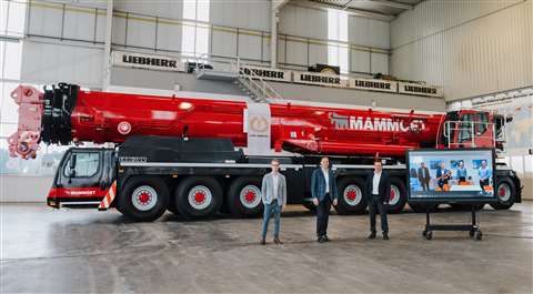 Liebherr delivers first ever LTM 1650-8.1 to Mammoet via a virtual handover