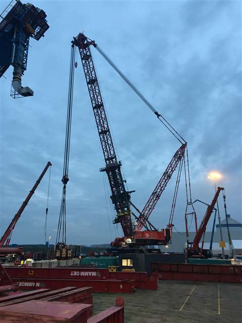 Late 2020 and testing is complete on the Mammoet Focus30 heavy lift crane